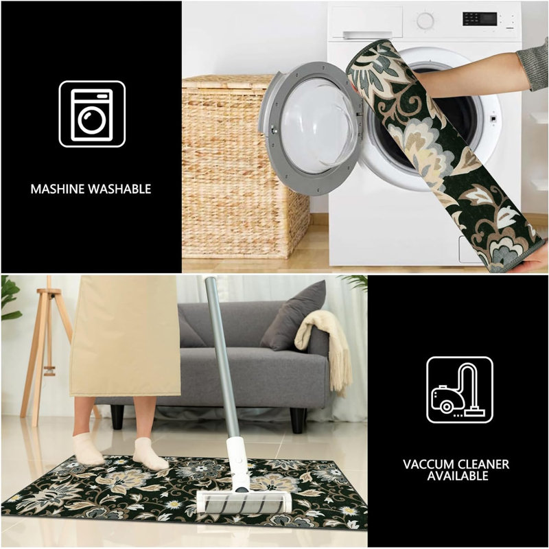 Auer Polyester Non-Skid Kitchen Mat