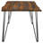 Neve Grey Sheesham Live Edge Dining Table