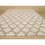 Ivory Flat Weave Wool Neutral Quatrefoil Motif Geometric Modern Contemporary Carpet Rug-1460069203