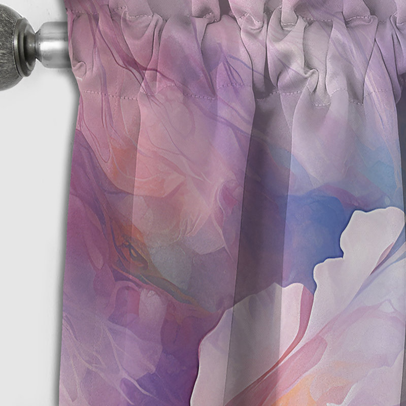 Latoya - Rainbow Curtain - Blackout No Pattern Curtain - 1 Panels, 52" W x 108" L