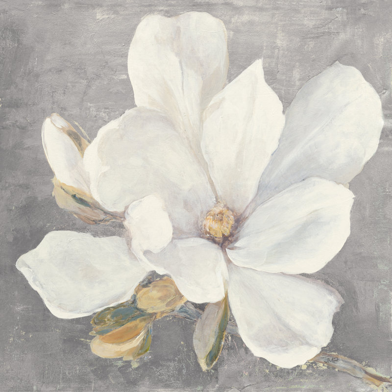 " Serene Magnolia Light Gray ", 36" H x 36" W