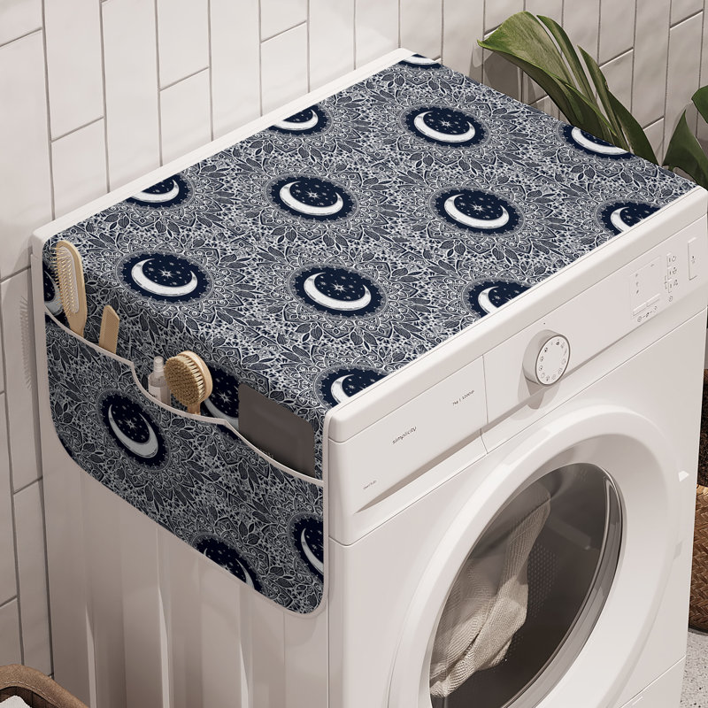 Paquet de 2 boîtes à linge East Urban Home Abstract de 47 po x 18,5 po