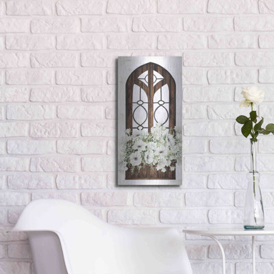 " Window Arch Floral I " by Cindy Jacobs
