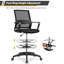 Chaise de bureau haute Inbox Zero