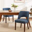 Chaise d'appoint rembourrée en bois massif-896201422