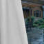 Outdoor Curtain with Tab Top, Waterproof Black Out Thermal Insulated Outdoor Bedroom Livingroom Curtains, Effective Sun and Privacy Protection Curtain, for Balcony Terrace Pergola Indoor, Single Panel, 100" W x 84" L Grey White-373920964-373886913