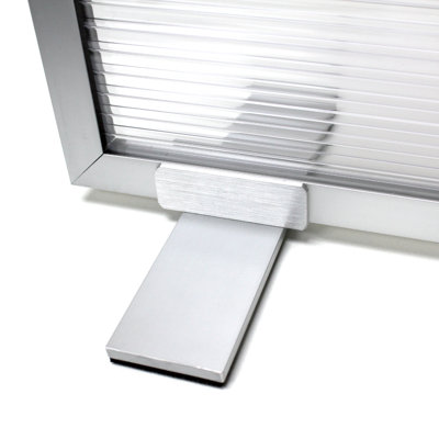 Écran d'intimité autoportant en polycarbonate