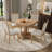 5 - Piece Pedestal Dining Set-1051845927