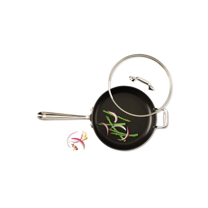 All-Clad Ha1™ Non-Stick Hard-Anodized Aluminum Saucepan with Lid, 2.5 qt.