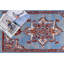 Tapis oriental bleu clair / rouge-1246610857