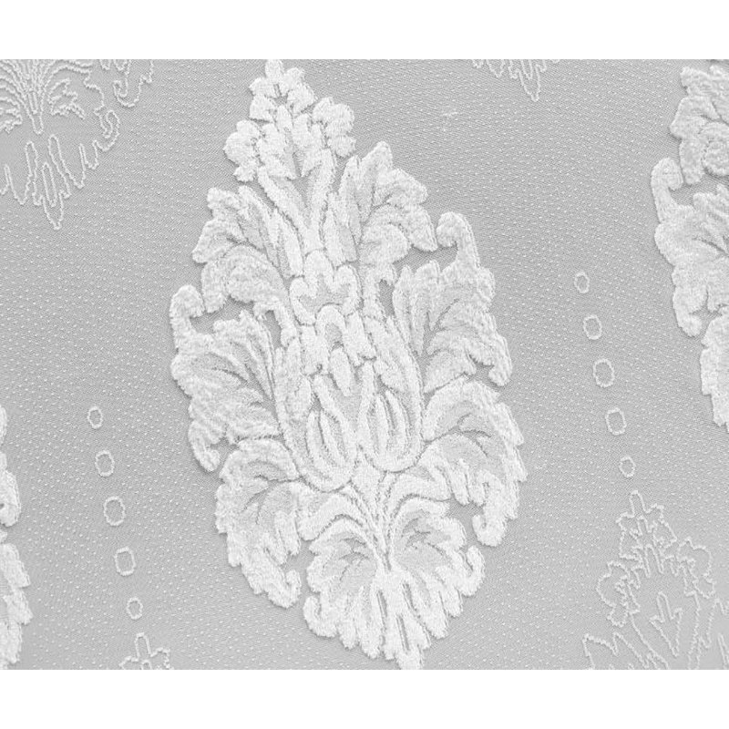 Haxby Semi Sheer Curtain Pair, 121.92cm x 121.92cm, White