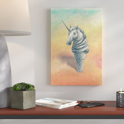 «Sonic Ice Cream II» par Sonette, reproduction sur toile tendue