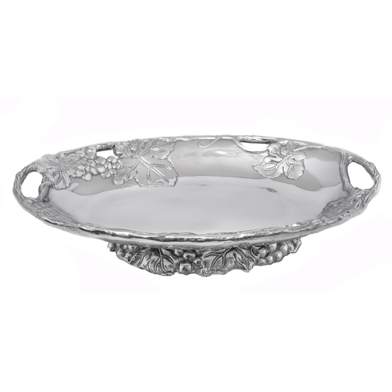 Arthur Court Designs Grape Aluminum Platter
