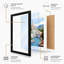 Mediterranean Village Light Coastal - Framed Print-699927261-699927250