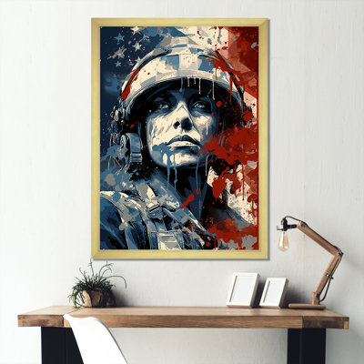 Palette de patriots de soldat militaire - salon d'art mural militaire