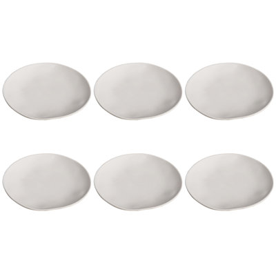 Organic NewWave Melamine Appetizer Plate - Cream - 6.8"