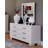 Chenell Rectangle Dresser Mirror in White