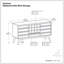 Buffet avec rangement pour bouteilles de vin Clarkson