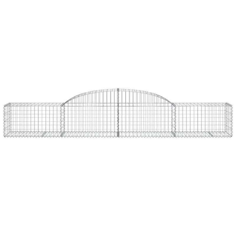 Briceida Silver Galvanised Iron, 60cm H x 300cm W x 50cm D