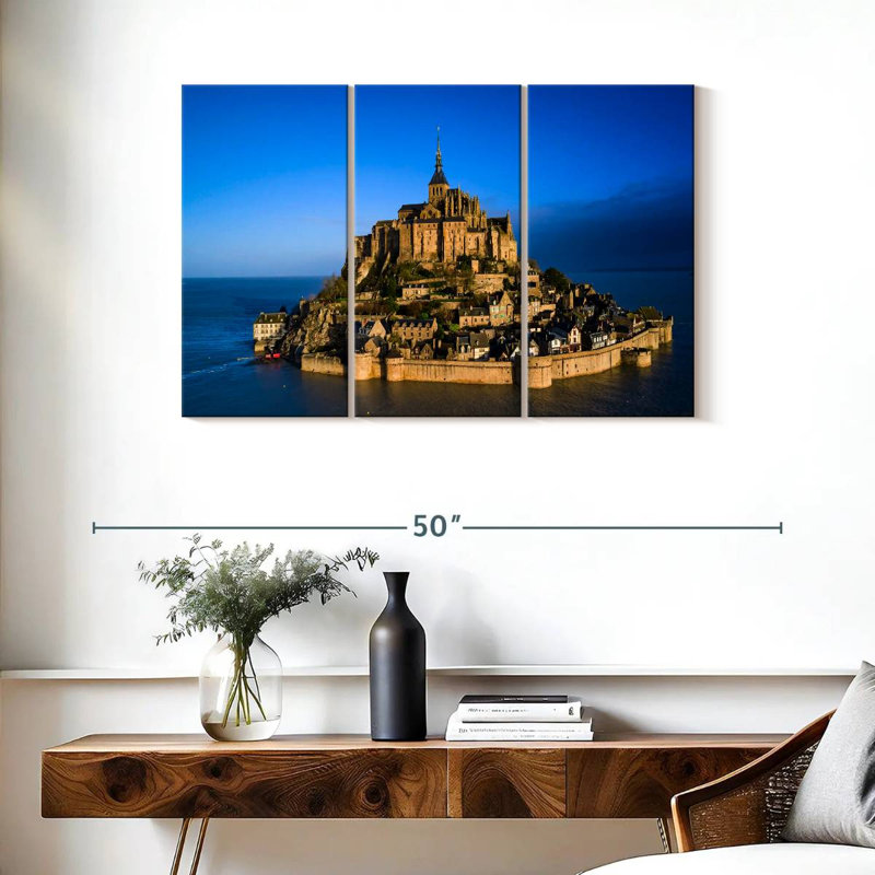 Île du Mont Saint-Michel, H 24 po x l 38 po