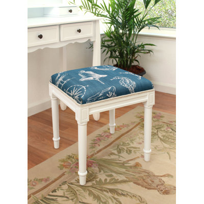 Tabouret de coiffeuse en bois massif Fernandez