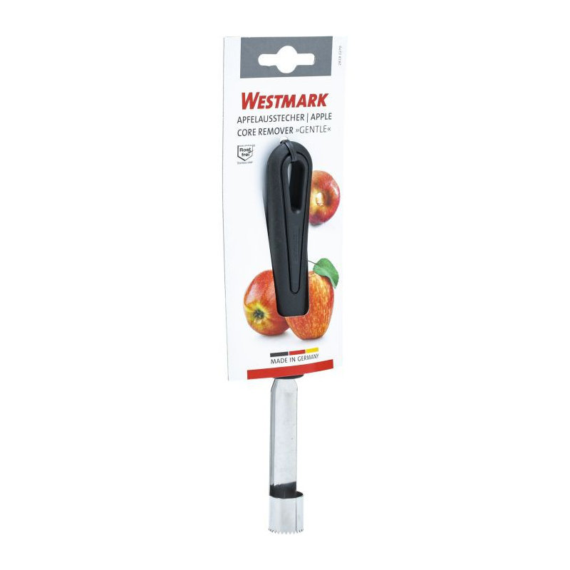 Éplucheur pivotant pour gauchers Westmark, 6,5 x 1,46 x 0,71 pouces, noir / argent / rouge, Noir