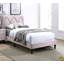 Lit avec tête de lit ajustable 1 pièce, meubles de chambre en velours pour chambre d'enfant-136156135-136156154