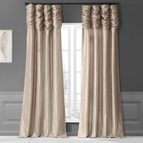 Lazzzy Grey Short Curtains for Gray Small Window 45 inch Water Repellent