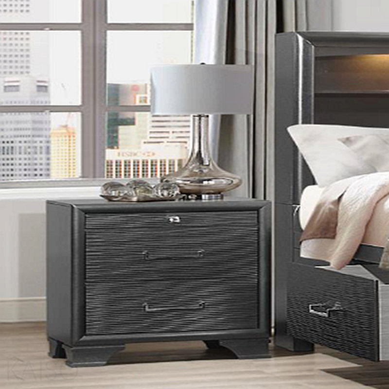 Grey Nightstand