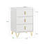 Saturmino 40cm W Manufactured Wood Bedside Table-356011373