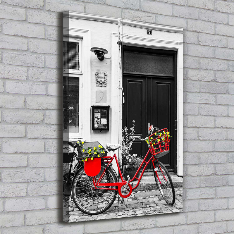 City Bike - Wrapped Canvas Print