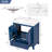Huckeba 30'' Free Standing Single Bathroom Vanity with Ceramic Top-2101664832