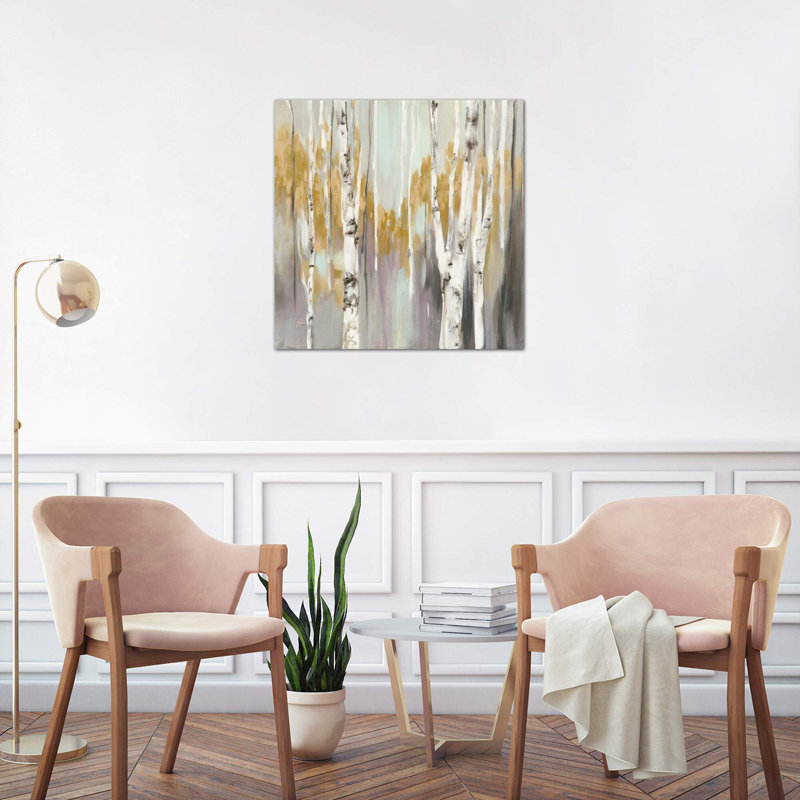 Silver Birch II by Julia Purinton - Wrapped Canvas Print, 66.04 cm H x 66.04 cm W x 1.91 cm D