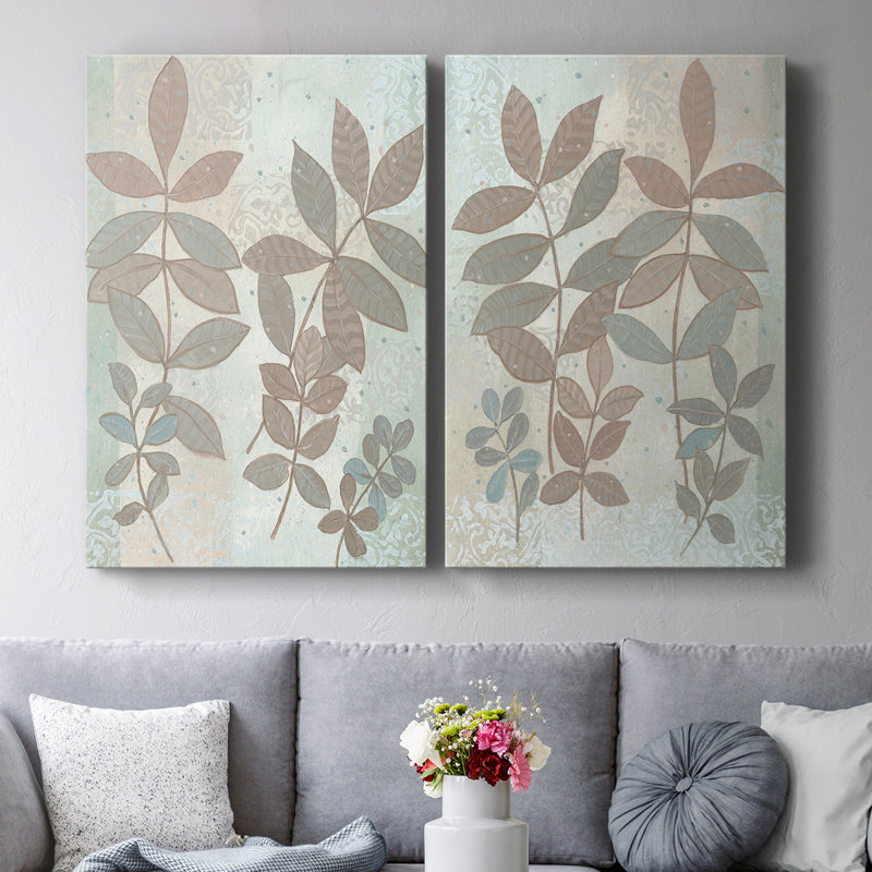 Leaf Cluster I-Premium Gallery Wrapped Canvas -Ready to Hang