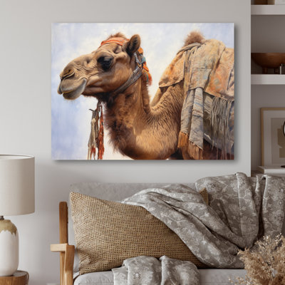 Camel Desert Nomad II - Animals Camel Metal Art Print