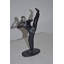 Statue de karaté Andretta, Krav Maga Front, chrome rouge, statue en résine - Taille: 3 po x 7 po x H 11 po-1108022232