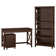 Huckins 3 Piece Writing Desk Office Set