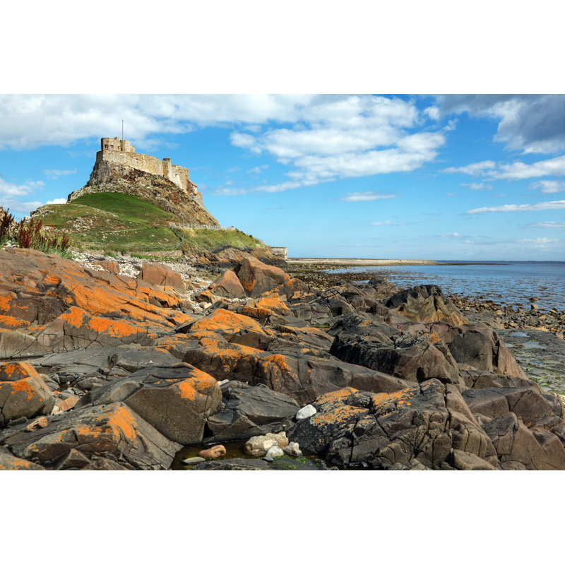 Holy Island Of Lindisfarne - Wrapped Canvas Print, 61cm H x 91cm W