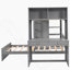 Lit mezzanine Katrece avec tablettes, bureau et garde-robe Sd-Alone-1273957210-1273957158