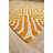 Light Orange Hand Tufted Wool Area Rug