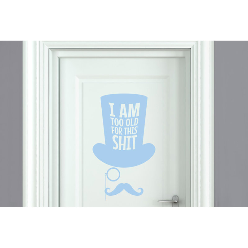 Wall Decal, Light Blue