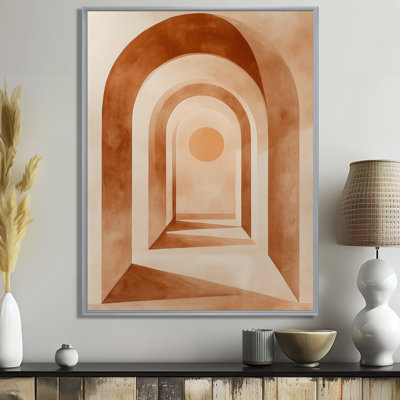 Desert Arch Wall Art, Sunset Southwest Canvas, Sunset Dessert Deco Arches