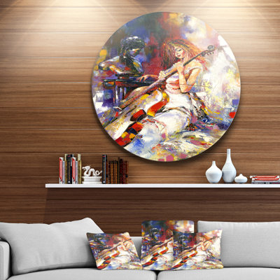 «The Guitarist's Music», peinture
