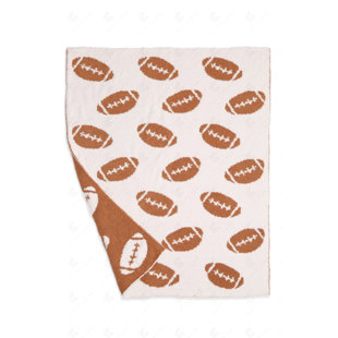 Children'S Sports Pattern Luxury Soft Throw Blanket - FOOTBALL