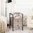 24'' Tall 2 - Drawer Iron Nightstand with Storage and Built-In Outlets-25043603