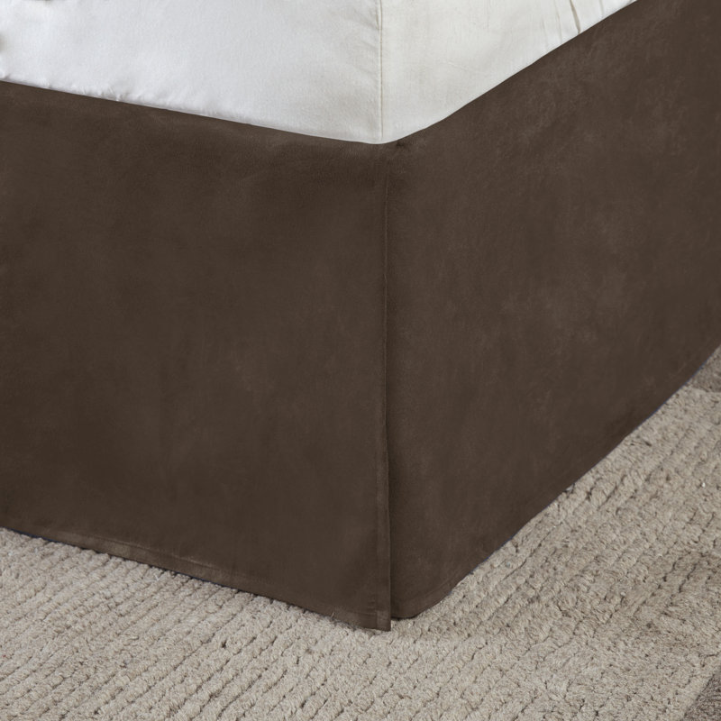 Brown Faux Suede Reversible Daybed Cover Set with Shams