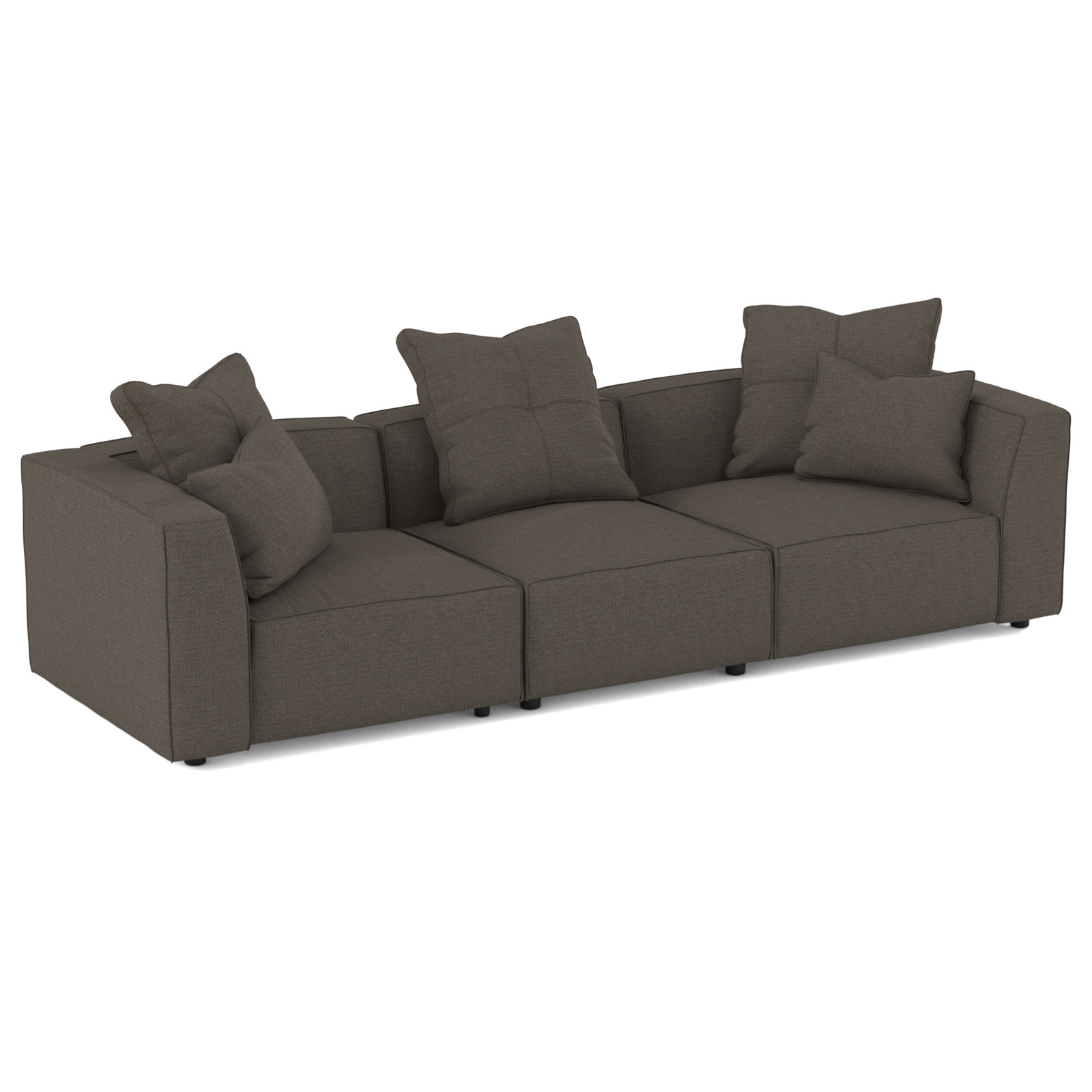Del Modular Upholstered Sectional, Gypsy Vintage Polyester