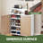 20 Pair Shoe Storage Cabinet With Open Shelves-58196433