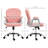 Vinsetto Teddy Fleece Home Office Chair-401276904-401276886