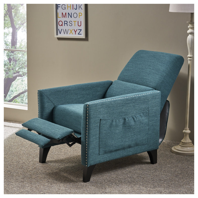 Fauteuil inclinable en tissu Teal